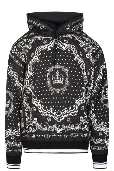 dolce gabbana made in italy hoodie|dolce and gabbana crown hoodie.